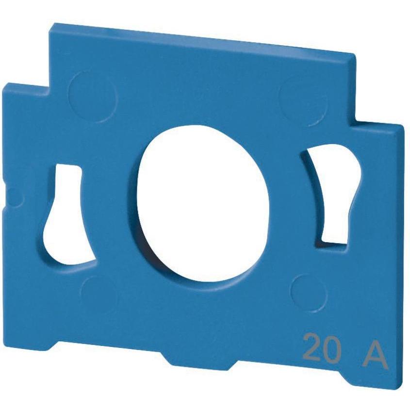 10x Eaton, Sicherung, Sicherungslasttrennschalter 20A, D II, Adapterplatte 1713625 (20 A)