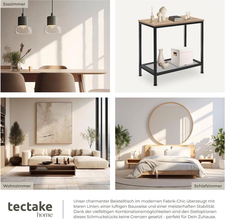 Image du produit tectake Table d’appoint Filton