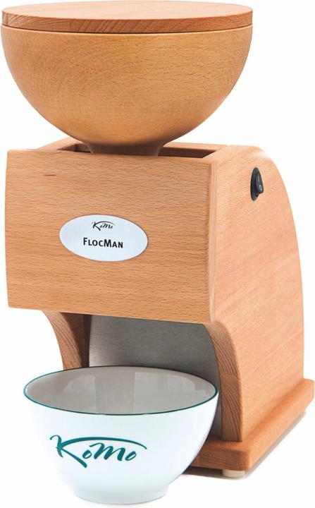 Actual product image Komo FlocMan electric flaker cereal crusher