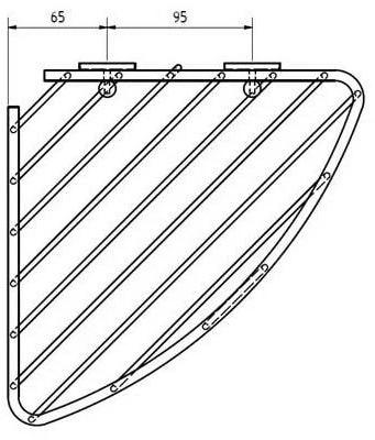 Actual product image tesa ALUXX shower tray incl. adhesive solution without drilling (8.5 x 24.5 x 25 cm)
