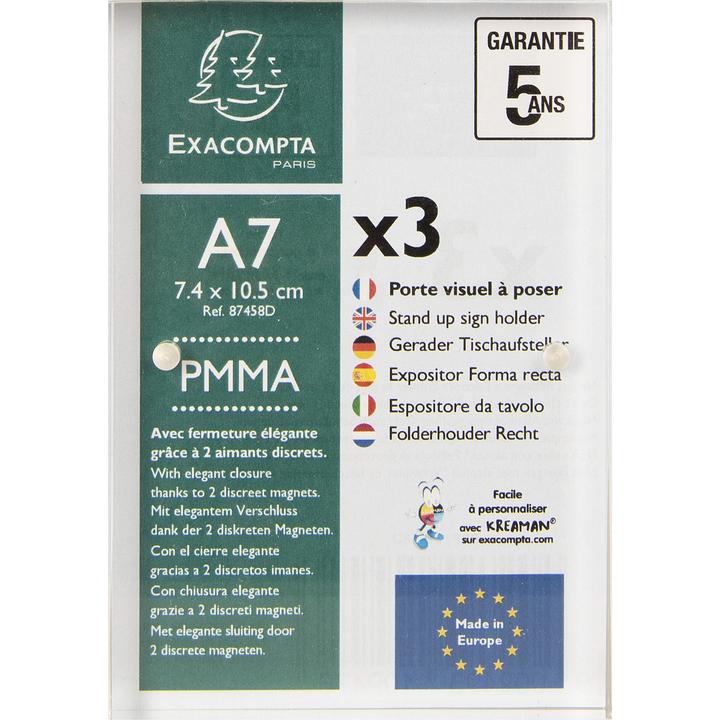 Produktbild Exacompta Tischaufsteller (A7)