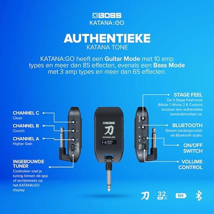 Image du produit BOSS (Electronics) Katana:GO (Écran, Bluetooth)