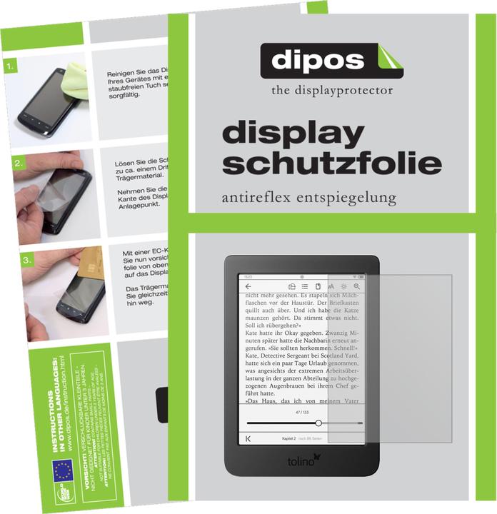 Produktbild Dipos Displayschutzfolie Antireflex (2 Stück, Tolino Page 2)