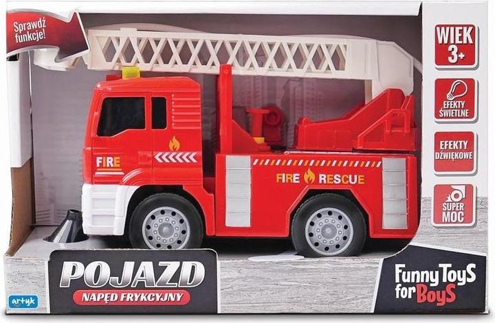 Artyk Spielzeug für Jungen Feuerwehrfahrzeug mit Antrieb