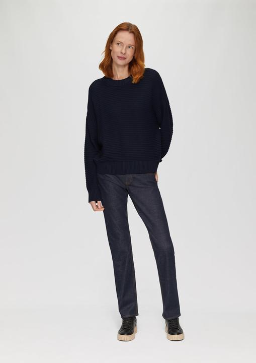Produktbild S.Oliver Strickpullover Oversized Strickpullover mit Strukturdetails (34)