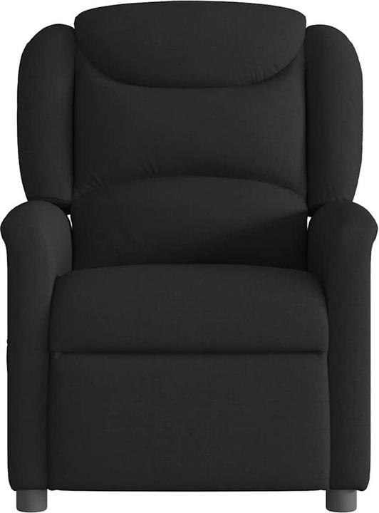 Immagine prodotto vidaXL Poltrona massaggiante in tessuto nero Poltrona massaggiante TV