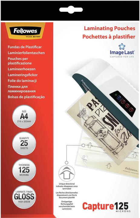 Actual product image Fellowes Capture 125 (A4, 25 pcs., 125 µm)