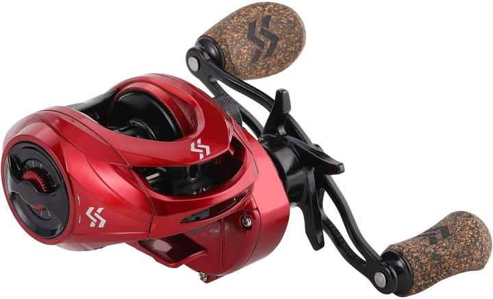 Sougayilang Baitcasting Angelrolle mit magnetischem Bremssystem