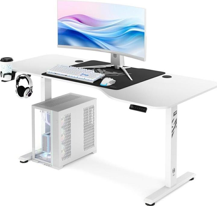 Diablo Scrivania con regolazione in altezza Sedie X-TENSIO 1600 bianco