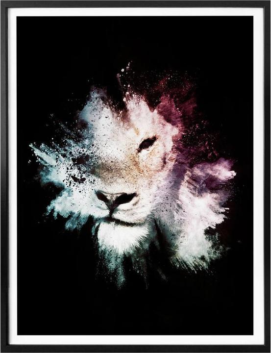 Produktbild Trenddeko Wild Explosion: Löwe (100 x 120 cm)