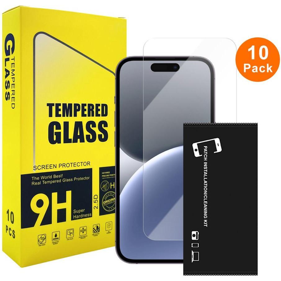 SIGN 10-pack screen protector in tempered glass for iPhone 17 Air, Bulk (10 pz., Apple iPhone 17 Pro), Pellicola protettiva smartphone