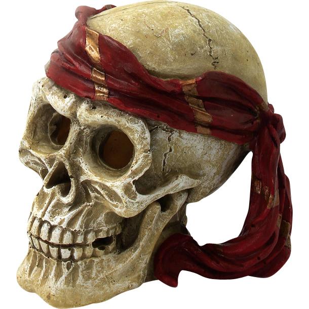 Comparer les prix de 4fish Kranie med bandana 15x12,5x14 cm (Décoration, autres éléments), Décoration d'aquarium