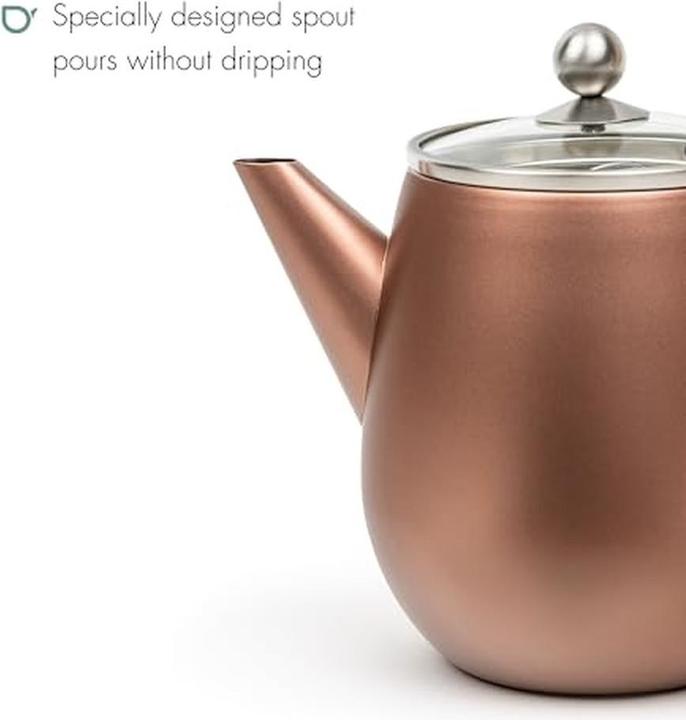 Produktbild Bredemeijer Teekanne Eva 1,1l rostbraun 111019 (1.10 l)