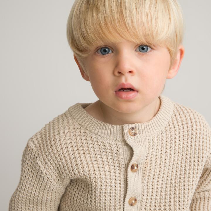 Produktbild La Redoute Collections Pullover mit Rundhals und Knopfleiste (104)
