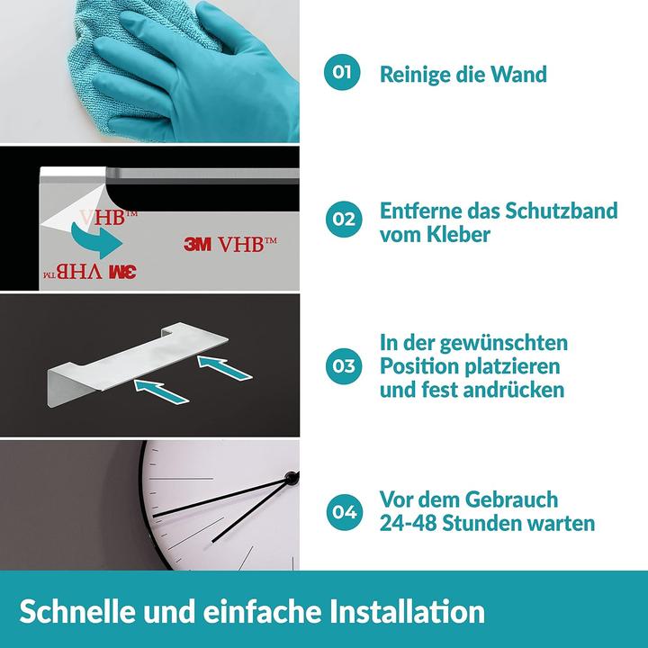 Actual product image Weissenstein Selbstklebende Badablage