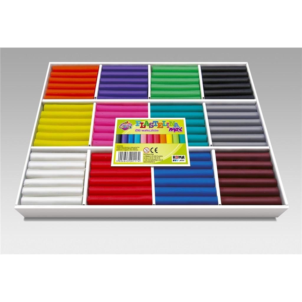 Sweet Colours Plastilin max. 216 Rollen