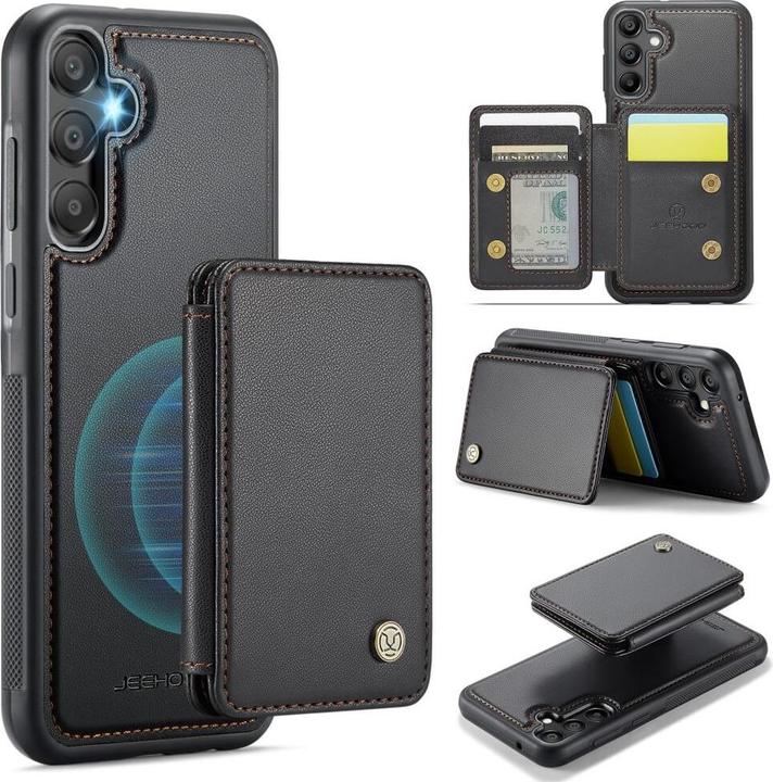 Actual product image Cover-Discount Galaxy A55 - 2-in-1 back cover with credit card holder (Samsung Galaxy A55)