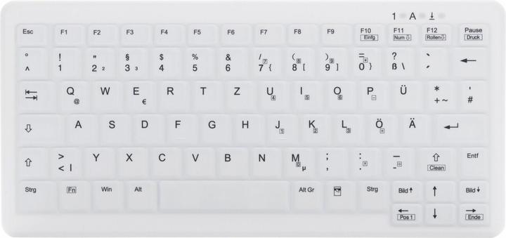 Actual product image CHERRY AK-C4110 Keyboard RF Wireless QWERTZ German White (DE, Wireless)