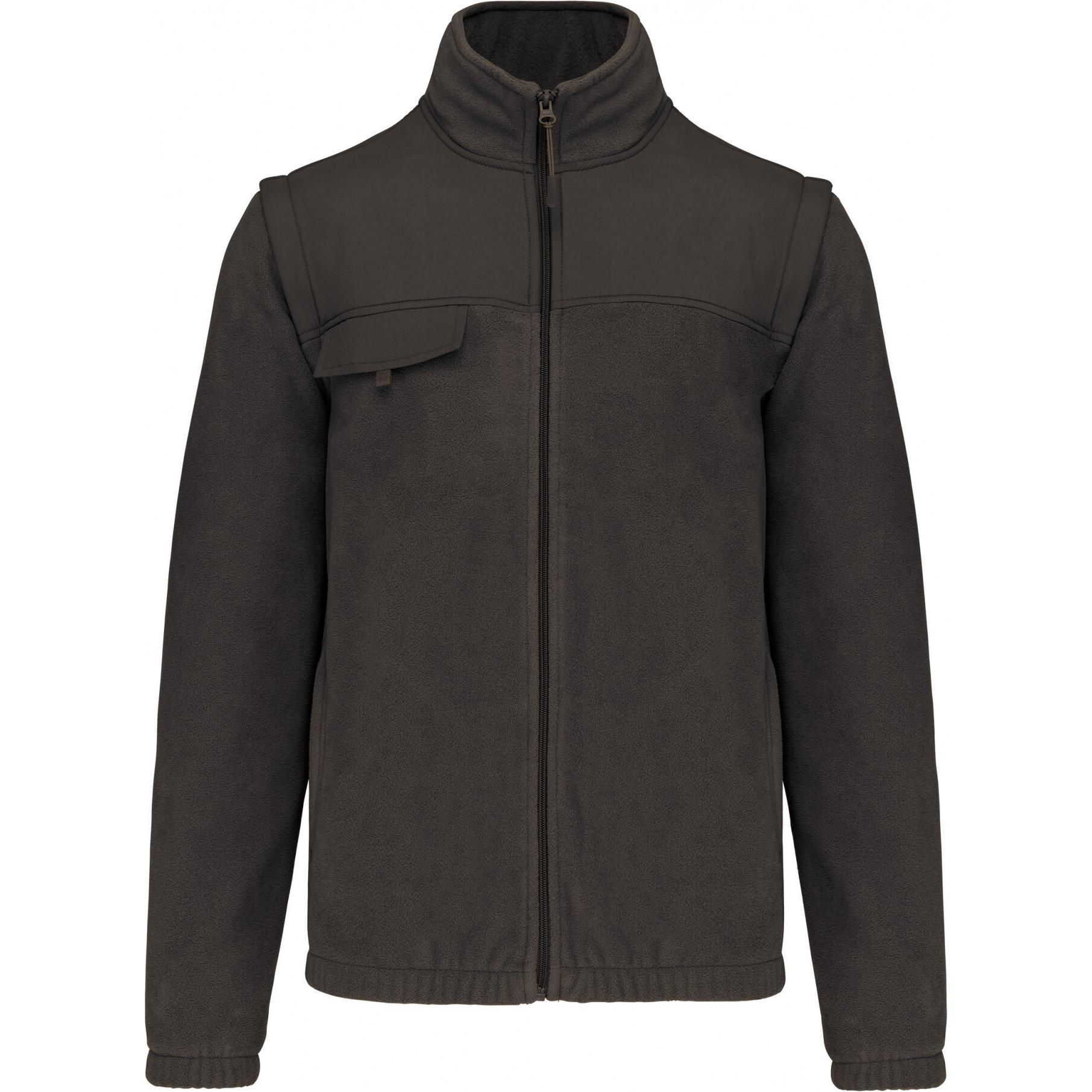 Kariban, Arbeitsjacke, Fleece mit Reissverschluss abnehmbare Ärmel (3XL)