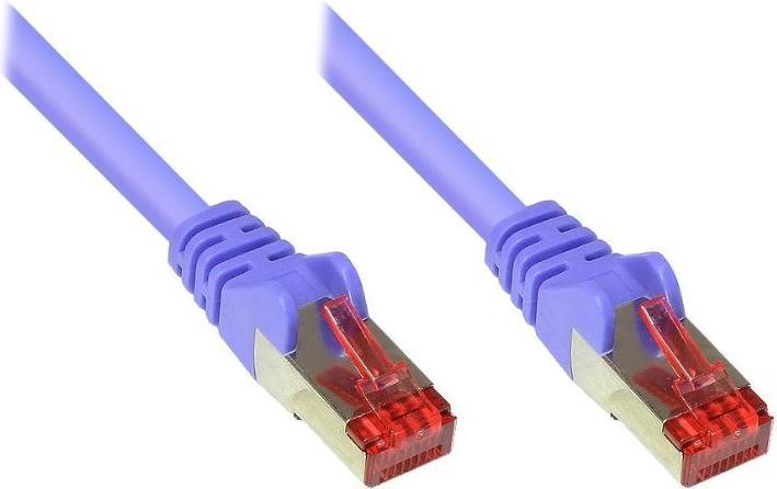 Actual product image Varia Patch Cable Cat. 6 - 0.15 m, S/FTP, PiMF, violet (PiMF, S/FTP, CAT6, 0.15 m)