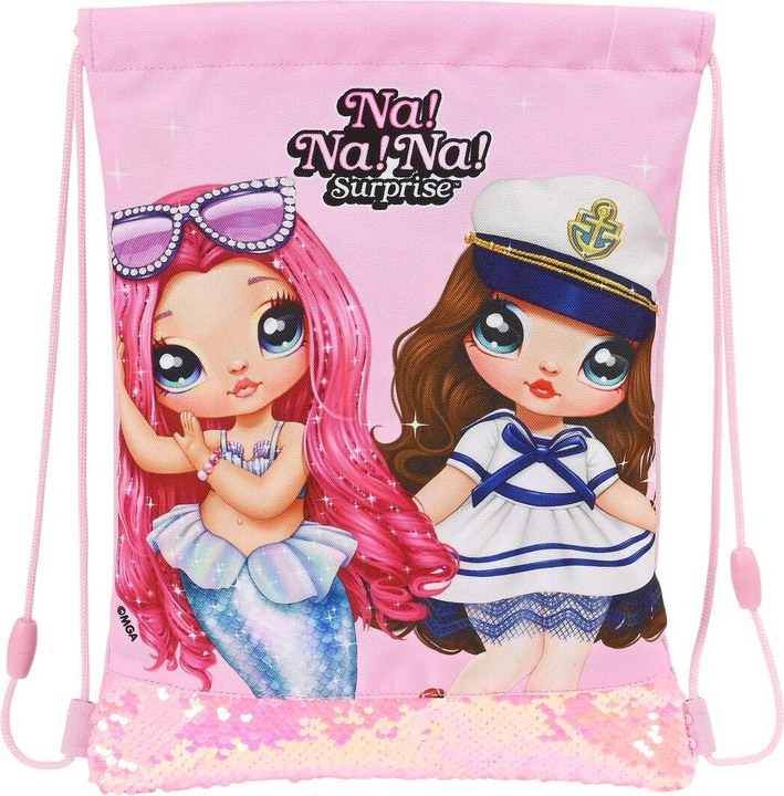 Surprise! Rucksack für Kinder Na!Na!Na! Surprise Sparkles Rosa 26 x 34 x 1 cm