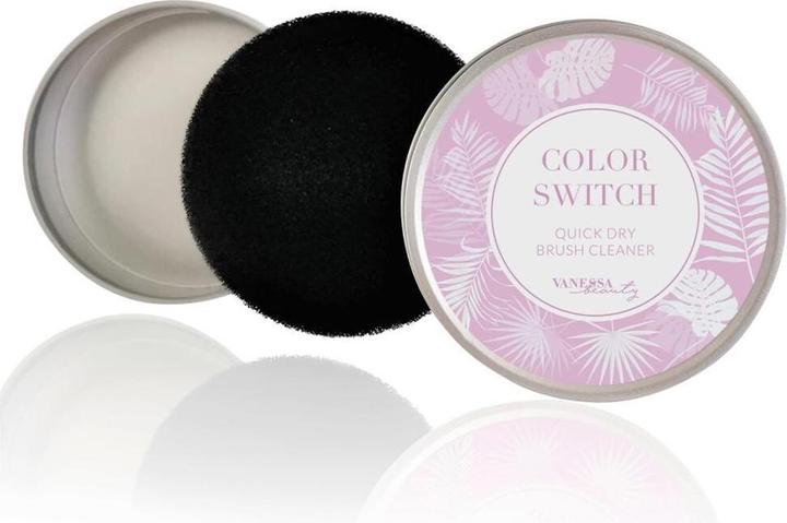Produktbild Vanessa Beauty Color Switch Sponge - Trocken Pinselreiniger