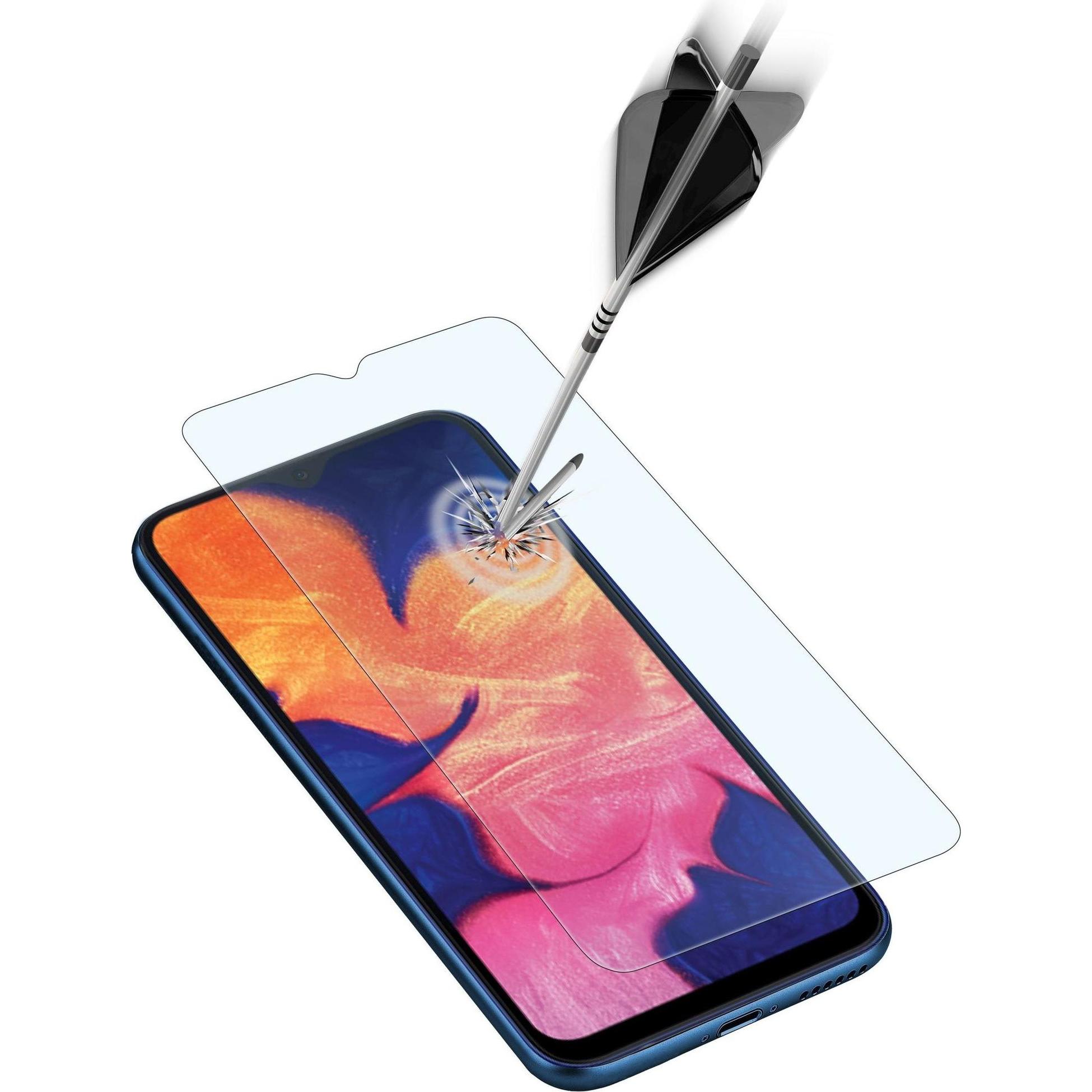 Cellularline Impact Glass - Galaxy A10 (1 pz., Samsung Galaxy A10), Pellicola protettiva smartphone, Trasparente