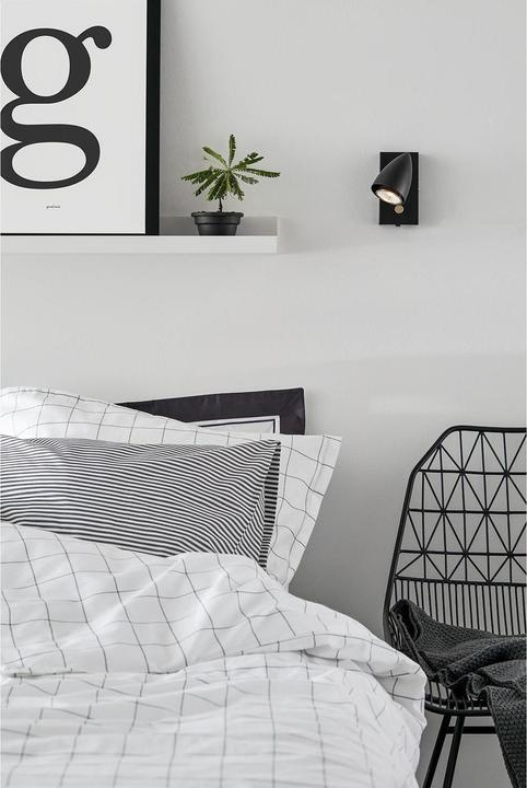 Actual product image Markslöjd MARKSLOJD Ciro 1L Wall Lamp Black (GU10)