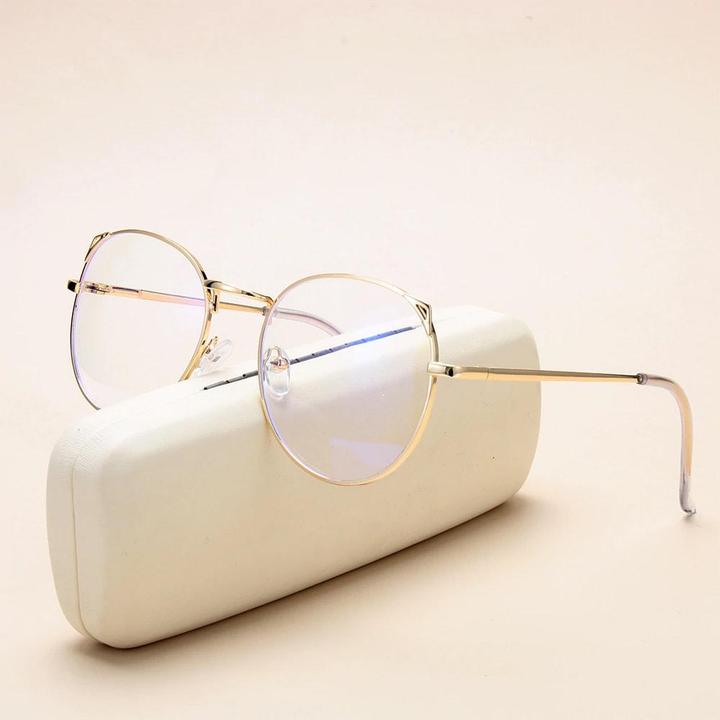 Image du produit JTI Lunettes anti-lumière bleue, oreilles de chat - Or