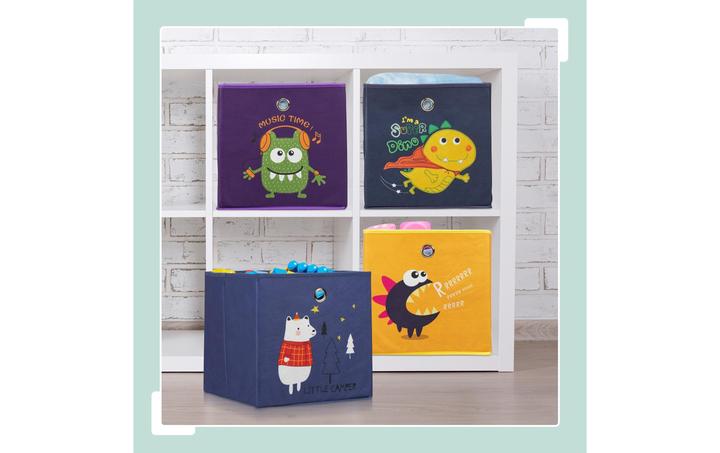 Productafbeelding Relaxdays 4x opbergdozen voor kinderen