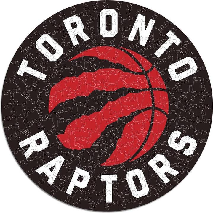 Actual product image Iconic NBA - Toronto Raptors - Logo - Wooden Puzzle Size L (500 pieces) (500 pieces)