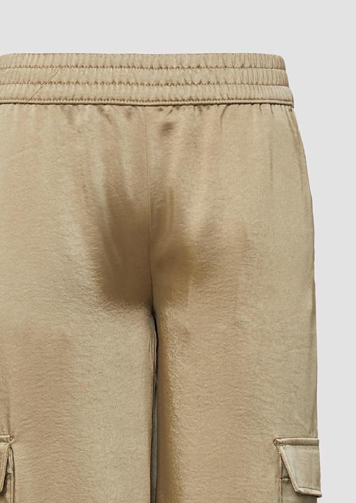 Produktbild S.Oliver Hose Satinierte Cargohose im Relaxed Fit mit Elastikbund (36)