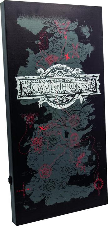 Produktbild Game of Thrones Canvas mit 6 LED Lichtern