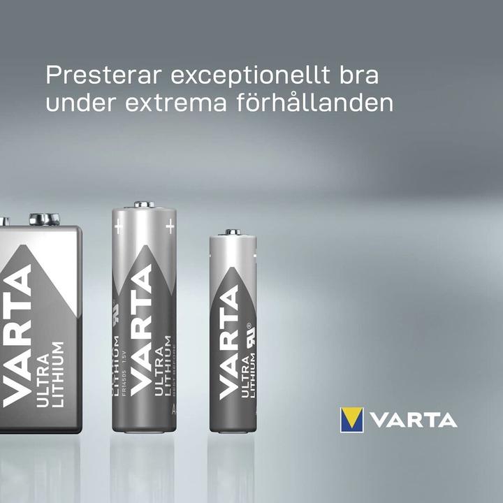 Produktbild Varta ULTRA Lithium (2 Stk., AAA / LR03 / Micro / R03 / AM4 / MN2400 / KR03, 1100 mAh)