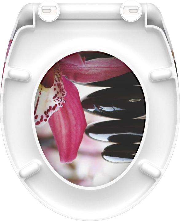 Produktbild Schütte WC Sitz Duroplast WC-Sitz WELLYNESS Absenkautomatik Schnellverschluss Quick Release 82376 Steine