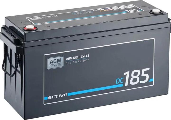 Actual product image Ective DC 185 AGM Deep Cycle 185Ah Versorgungsbatterie (12 V, 185 Ah)