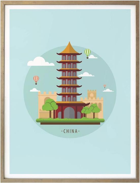 Produktbild Trenddeko Visit China (24 x 30 cm)