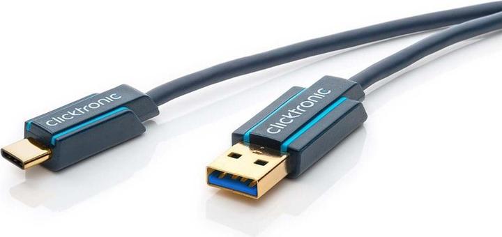 Actual product image clicktronic USB-C - USB-A adapter cable, high speed (0.50 m, USB 3.0)
