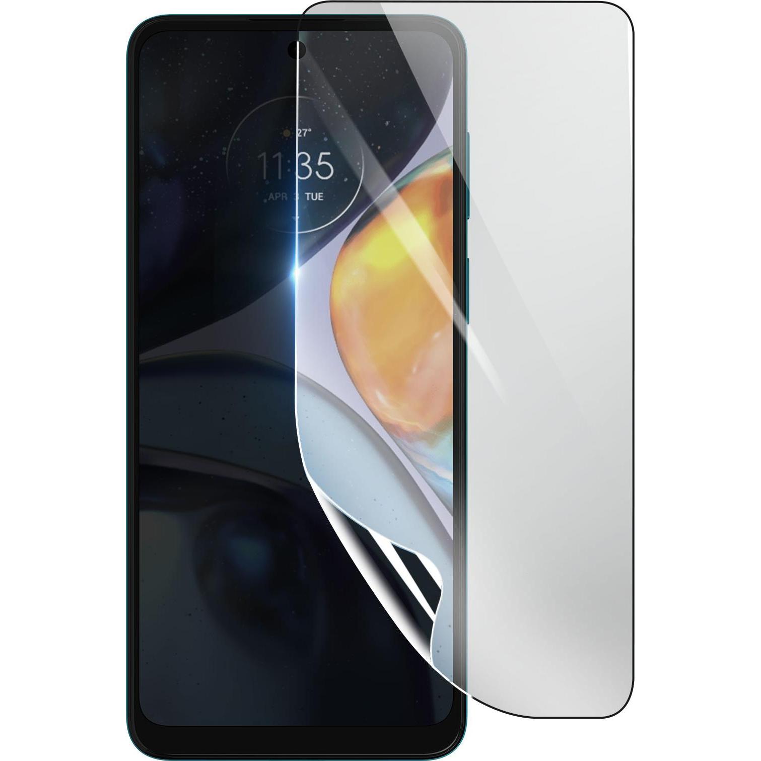 3MK Hydrogel Bildschirmfolie für Motorola Moto G22 (1 Stück, Motorola Moto G22), Smartphone Schutzfolie, Transparent