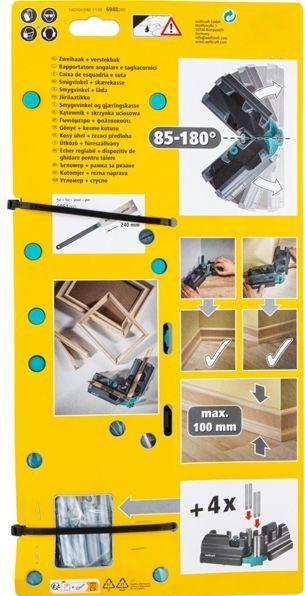 Produktbild wolfcraft wolfcraft 1 Schmiege u. Schneidlade h=max.100mm