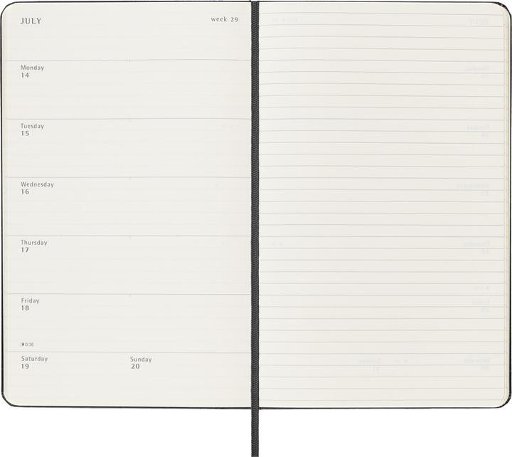 Productafbeelding Moleskine Bedrijfsagenda wekelijks (A5, Engels)