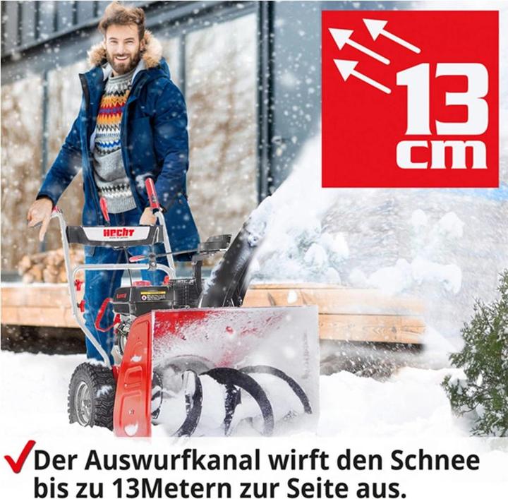 Produktbild Hecht 9661 Schneefräse Benzin (61 cm)