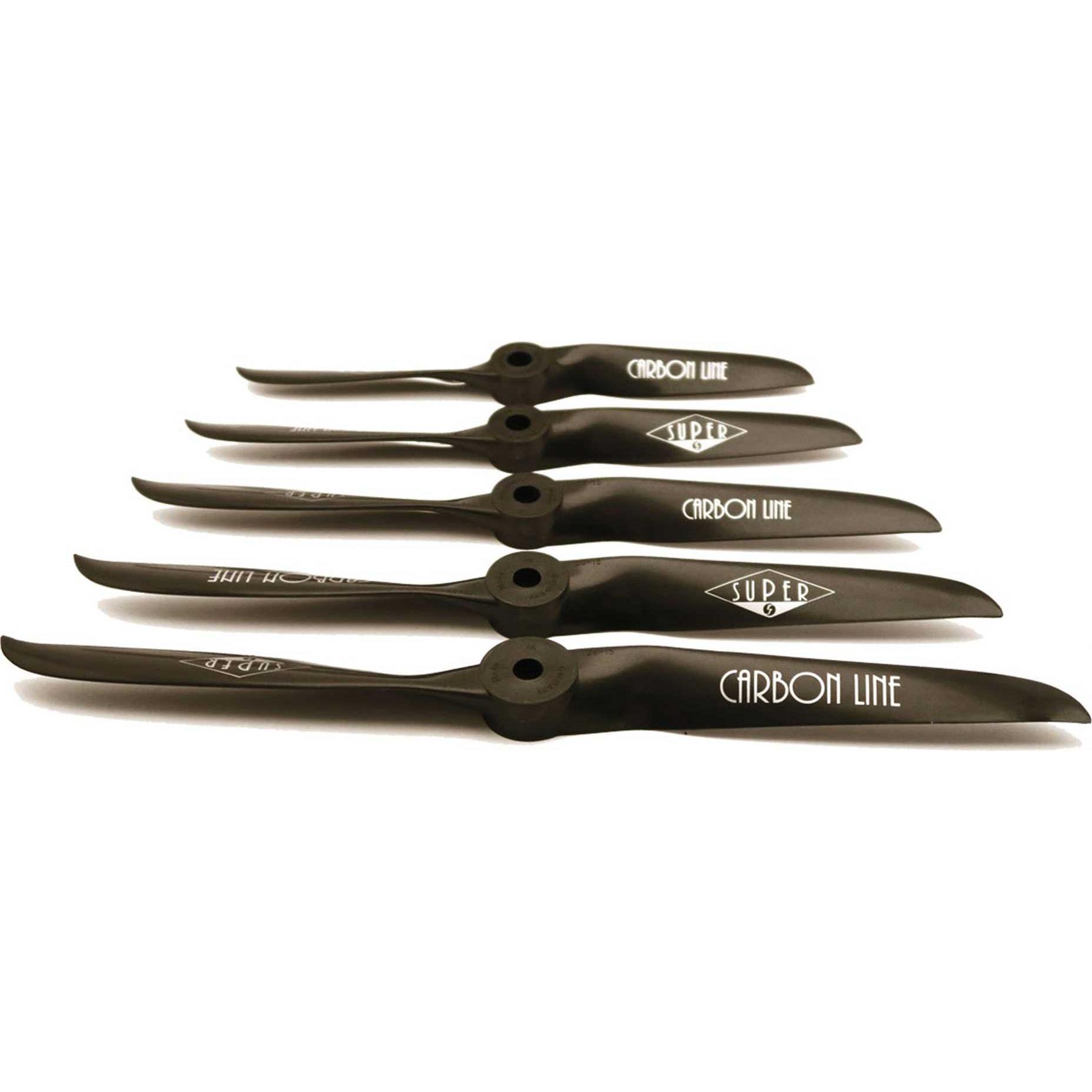 Super carbon line 9x6" 23x15 cm schwarz 1stk. luftschraube