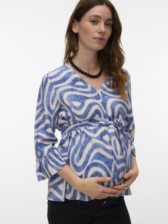 Immagine prodotto Mamalicious Normal geschnitten V-Ausschnitt Top Bluse (S)