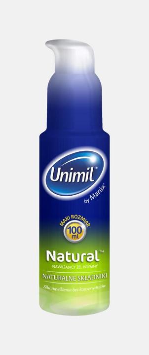 Productafbeelding Unimil Natuurlijke hydraterende intieme gel 100Ml (100 ml, Intieme gel)