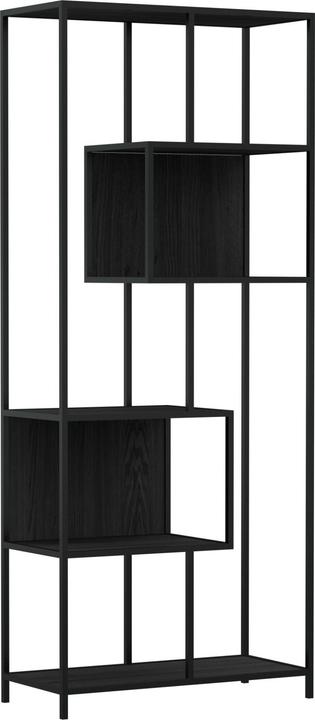 AC Design Regal Seaford offen Schwarz, 77 x 35 x