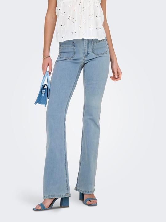 Actual product image Only ONLWAUW Hohe Taille Ausgestellt Jeans Flared fit jeans (L)
