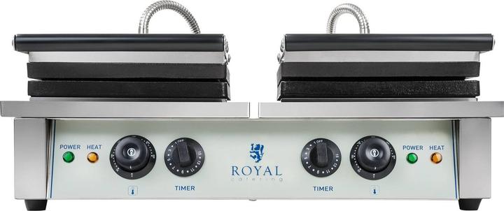 Produktbild Royal Catering Doppelwaffeleisen Elektro Waffelautomat Waffeleisen Waffelgerät Belgische Waffel