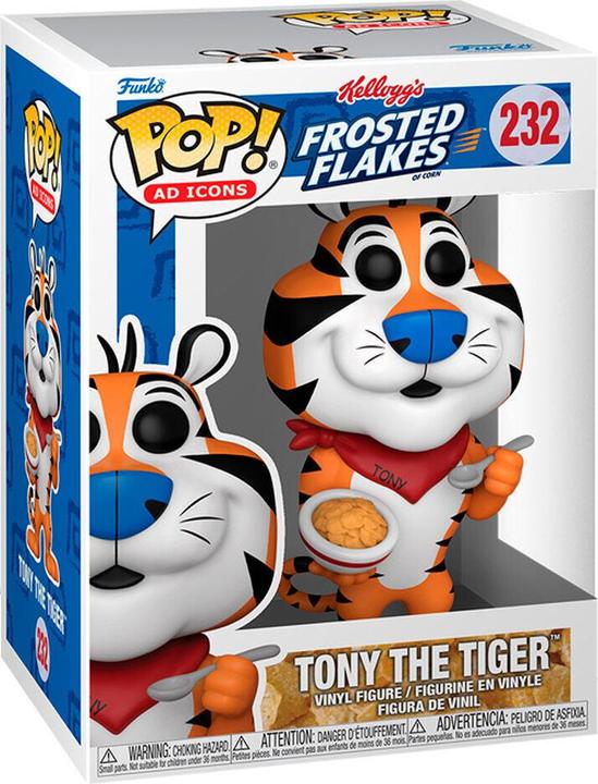 Actual product image Funko Pop! AD Icon: Kellogg's - Tony the Tiger ('84) # Vinyl Figure