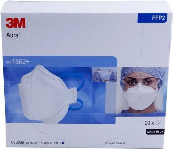 Immagine prodotto 3M Aura 1862+ (FFP2, 20 x)